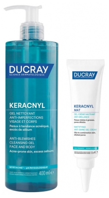 Ducray Keracnyl Gesichtsroutine Gegen Glanz