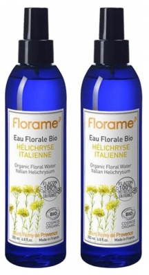 Florame Agua Floral de Helicriso Italiano Bio Lote de 2 x 200 ml