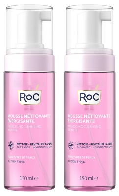 RoC Energiespendender Reinigungsschaum Set mit 2 x 150 ml