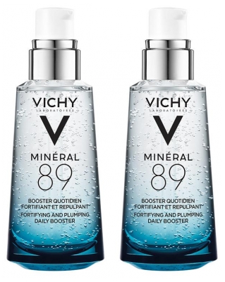 Vichy Minéral 89 Booster Diario Fortificante y Reconstituyente Lote de 2 x 50 ml