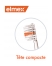 Elmex Protection Caries Brosse à Dents InterX Medium - Couleur : Rouge Orangé