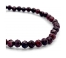 Natura Square Bracelet Facettes Grenat Rouge Almandin