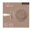 Suavinex Umkehrbarer Schnuller mit Symmetrischem Sauger SX Pro 6 bis 18 Monate - Modell: Braun