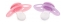 Twistshake Orthodontic Pacifier Set of 2 6 Months and Up - Colour: Violet / Pastel pink