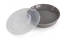 Twistshake Assiette Classique & Couvercle 6 Mois et + - Couleur : Gris Pastel