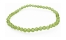 Natura Square Faceted Peridot Bracelet