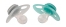 Twistshake Orthodontic Pacifier Limited Edition Set of 2 6 Months and Up - Colour: Turquoise / Light grey