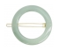 Bachca Barrette Ronde Vert d'Eau