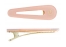 Bachca Barrettes Rose Dragée x2