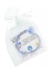 Natura Square Bracelet Facettes Calcédoine Bleue