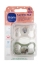 Beige schaap en groen paard