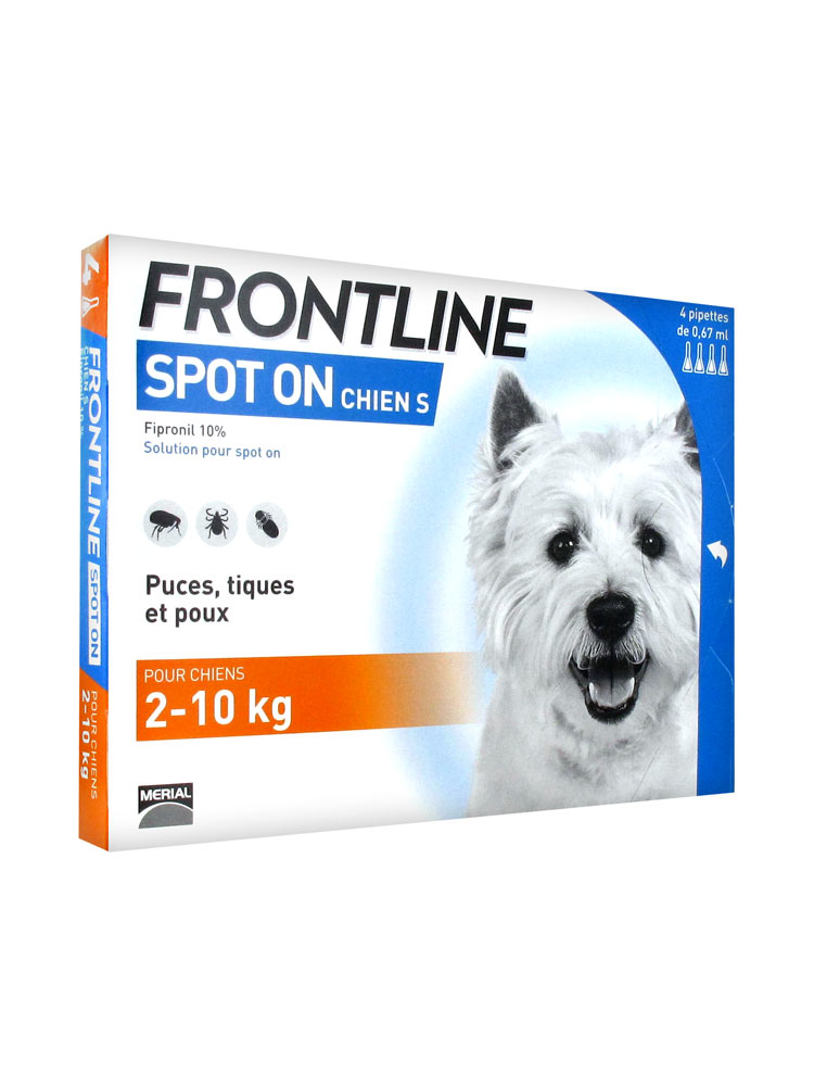 Frontline Spot-On Dog Size S 4 Pipettes | Buy at Low Price Here