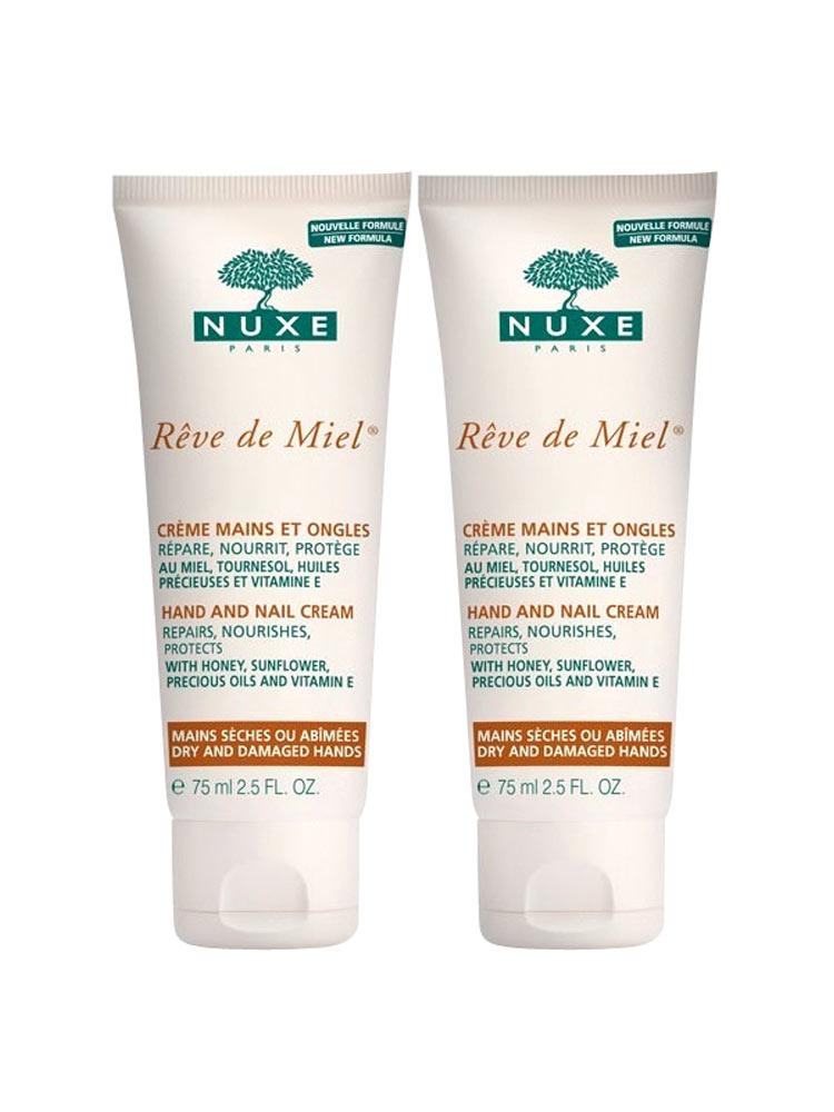 Nuxe Rêve de Miel Hand and Nail Cream 2 x 75ml