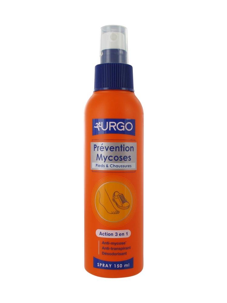 Urgo Prévention Mycoses Pieds Chaussures Spray 150 Ml