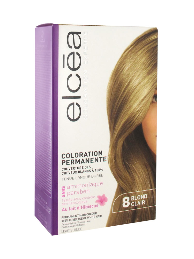 Elcea Permanent Hair Colour Hair Colour 8 Light Blonde