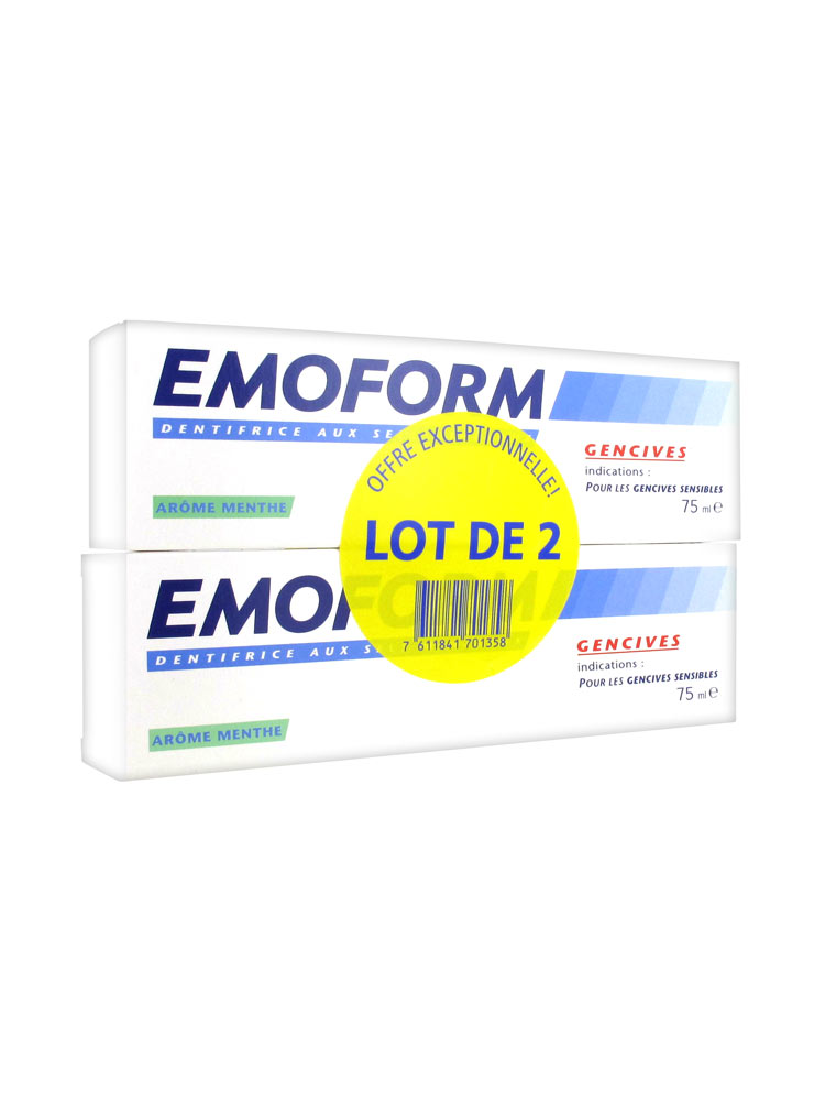 Emoform Toothpaste Gums Mint Aroma 2 x 75ml