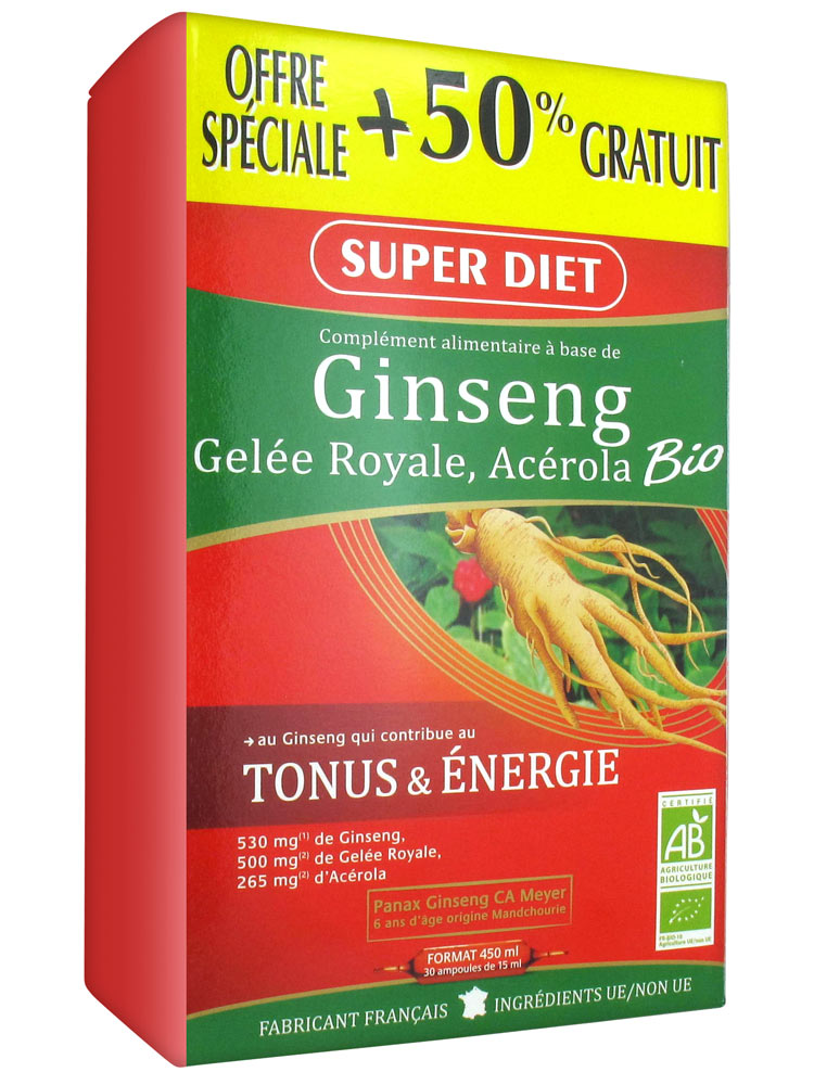 Super Diet Ginseng Gelée Royale/Acérola Bio