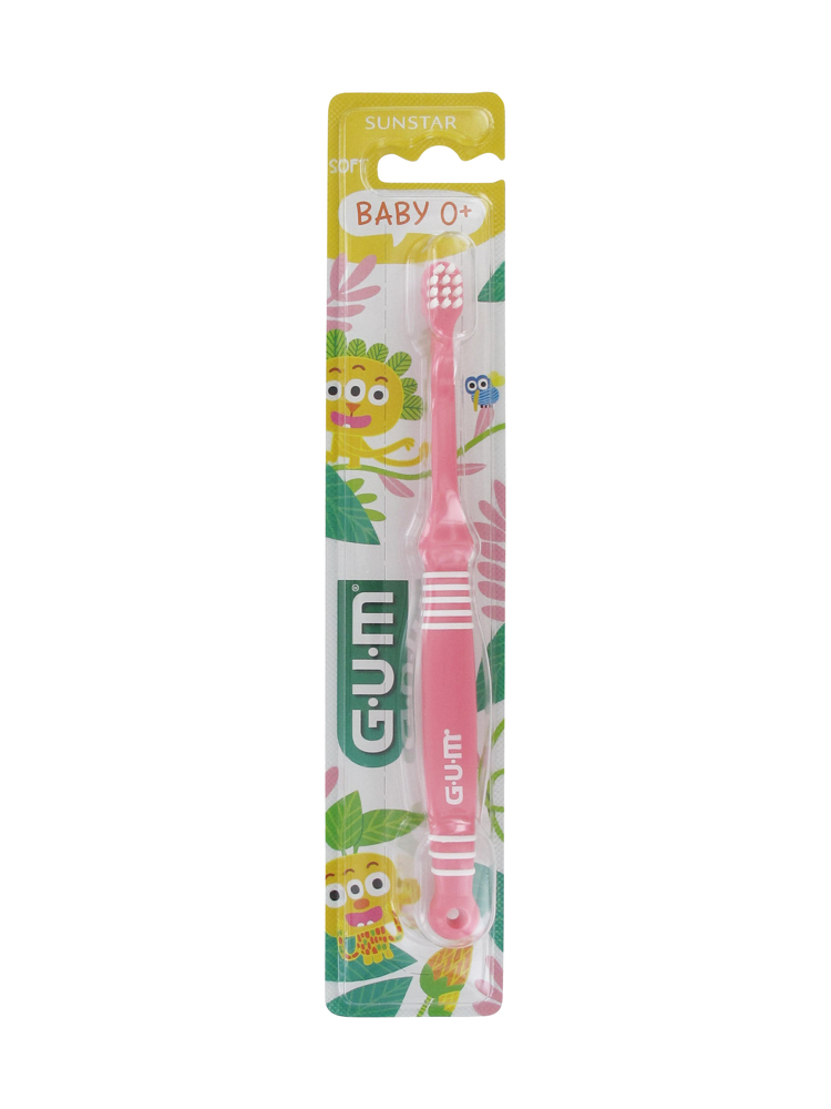 GUM Baby Toothbrush 02 YearsOld Colour Pink