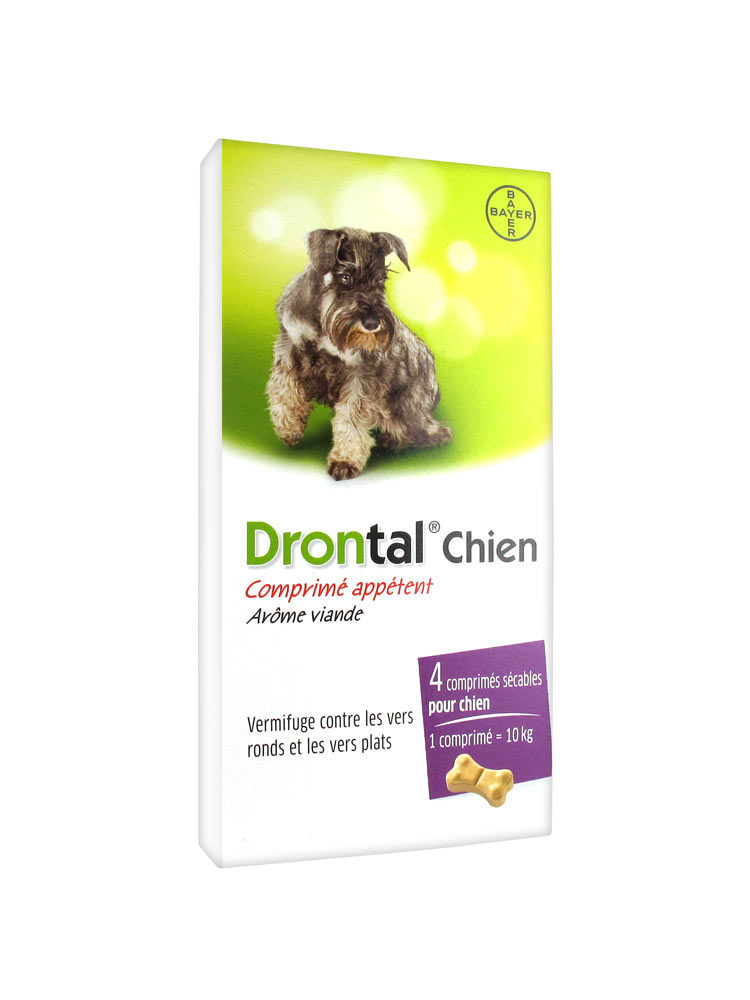 Bayer Drontal Komprimierter Hund Appétent 4 Tabletten