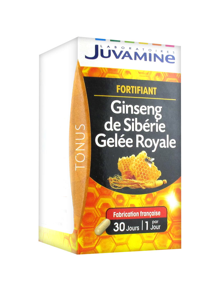 Complément Alimentaire Juvamine Gelée Royale + Vitamine C - 50 Gélules Vitalité