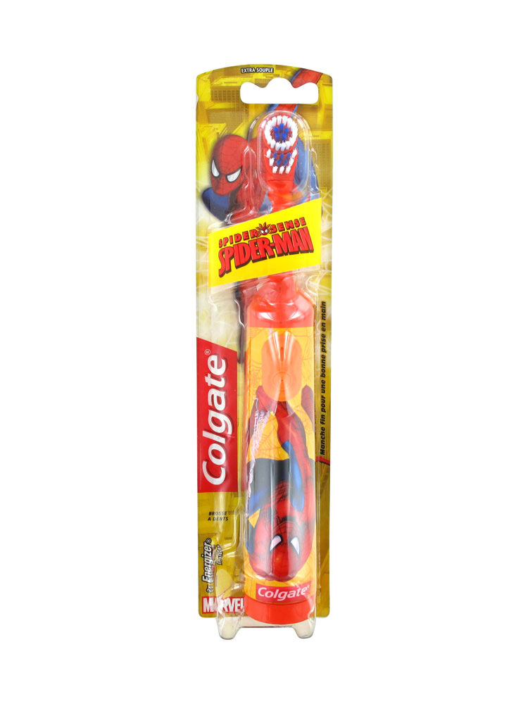 Colgate Spider-Man Battery Toothbrush - Colour: Red