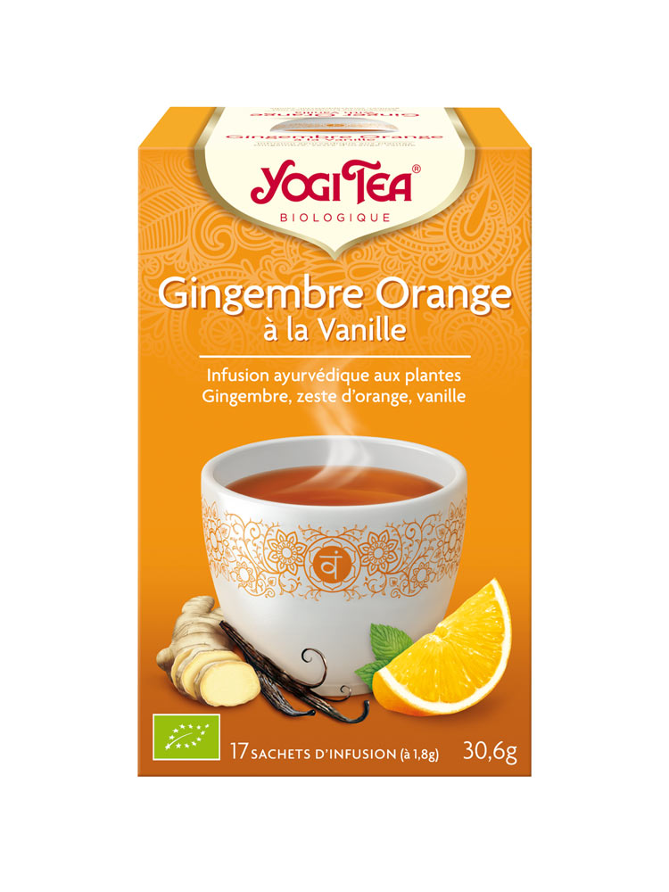 Yogi Tea Ginger Orange with Vanilla 17 Sachets