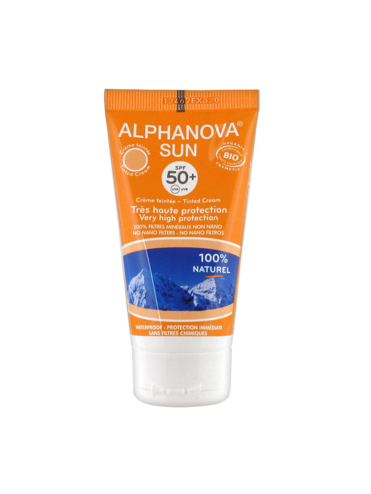 Alphanova Körper-Sonnencreme SPF 50+ Roll-on 50 Ml – 100% Mineralisch, Wasserfest & Korallenfreundlich