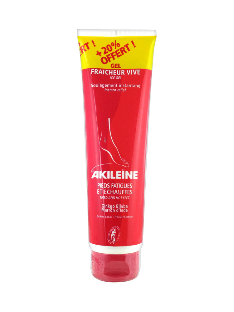 Akileïne Gel Fraîcheur Vive au Ginkgo-Biloba 150 ml - Prix bas ici