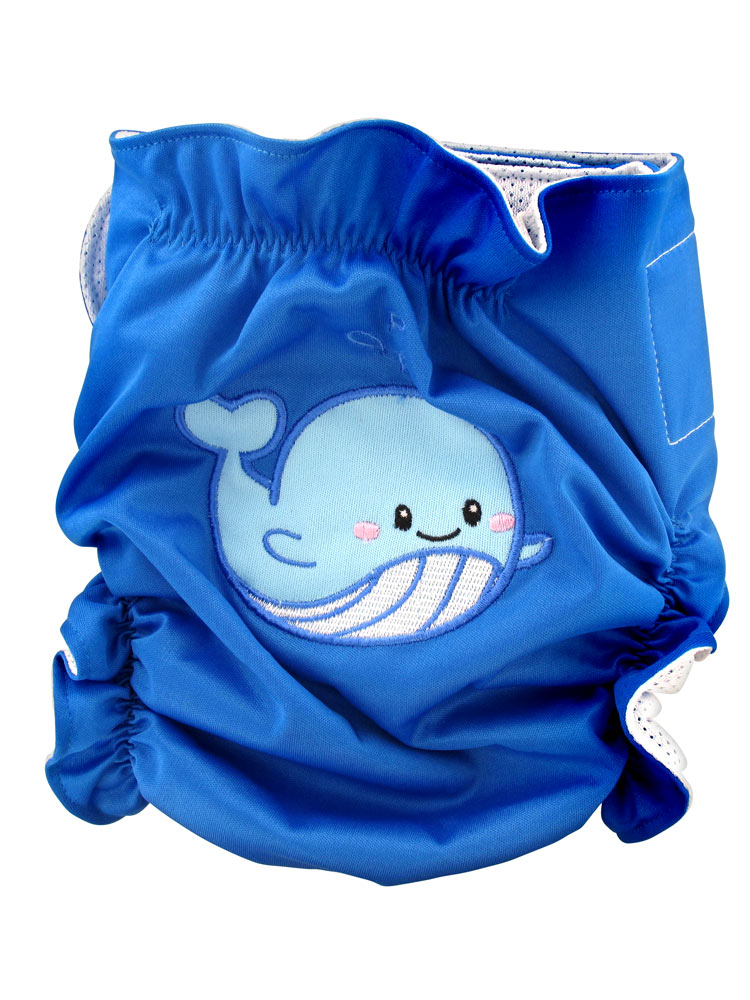 Eliott et Loup Maillot de Bain Couche - Version : Baleine