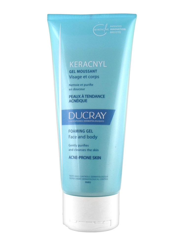 Ducray Keracnyl Foaming Gel Face And Body 200ml  Low Price Here