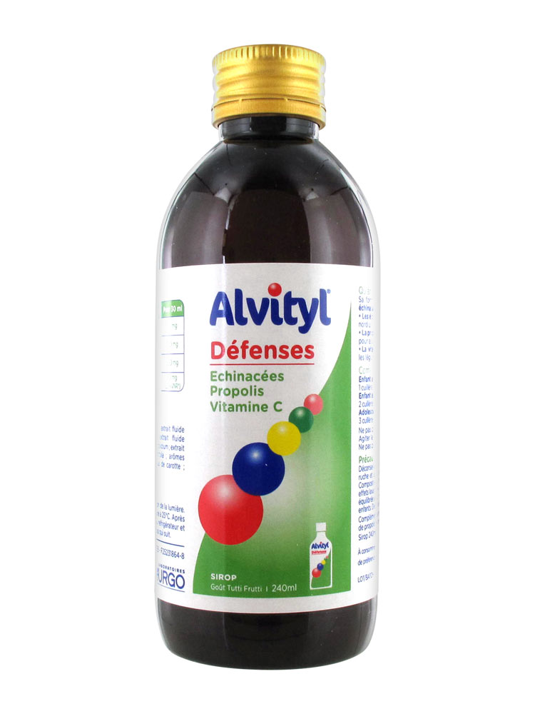 Alvityl Défenses Sirop 240 Ml Achat à Prix Bas Ici