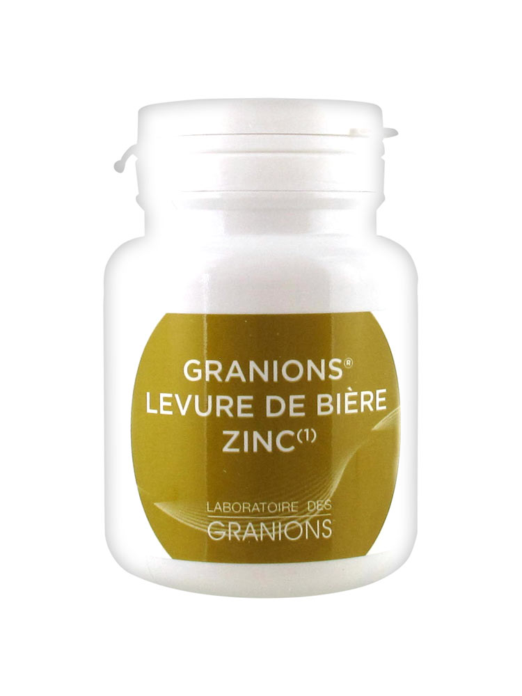 Granions Levure de Bière Zinc 60 Gélules Végétales