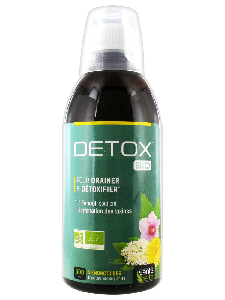 Santé Verte Detox Bio 500 ml | Acheter à Prix Bas ici Santé Verte Detox Bio 500 ml | Acheter à Prix Bas ici