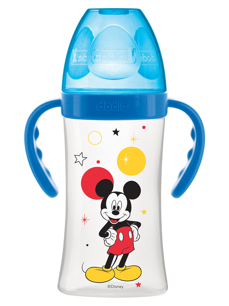 Dodie Disney Baby Anti-Colic Baby Bottle 3 Flows Round Teat 270ml 6 ...