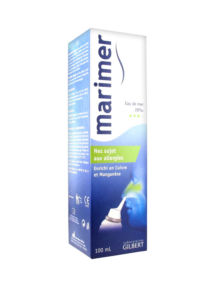 Gilbert Marimer Sea Water Nose Subject to Allergies 100ml