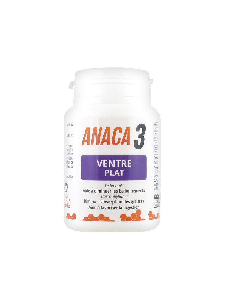 Anaca3 Ventre Plat 60 Gélules Anaca3 Ventre Plat 60 Gélules