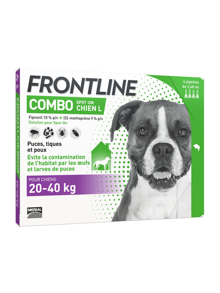 Frontline Combo Dog Size L (20-40kg) 4 Pipettes