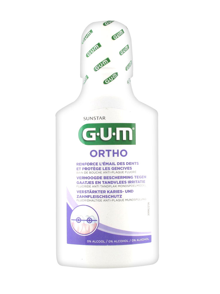 GUM Ortodoncía Enjuague Bucal Antiplaca 300 ml