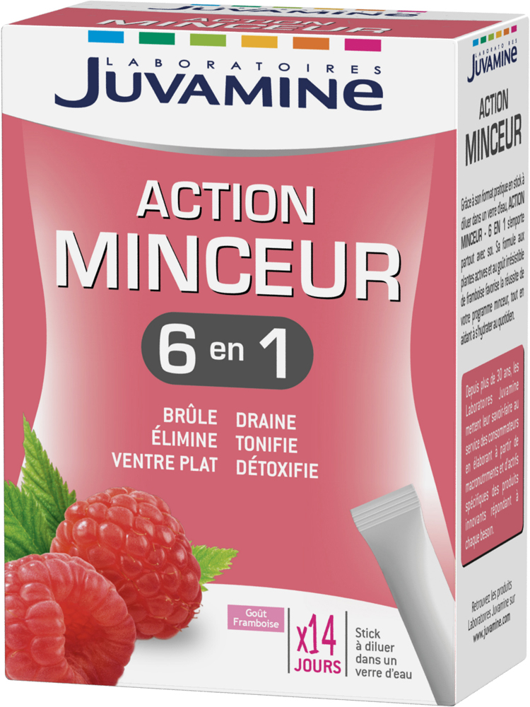 Juvamine Cocktail Minceur 6 Actions 14 Sticks Juvamine Cocktail Minceur 6 Actions 14 Sticks