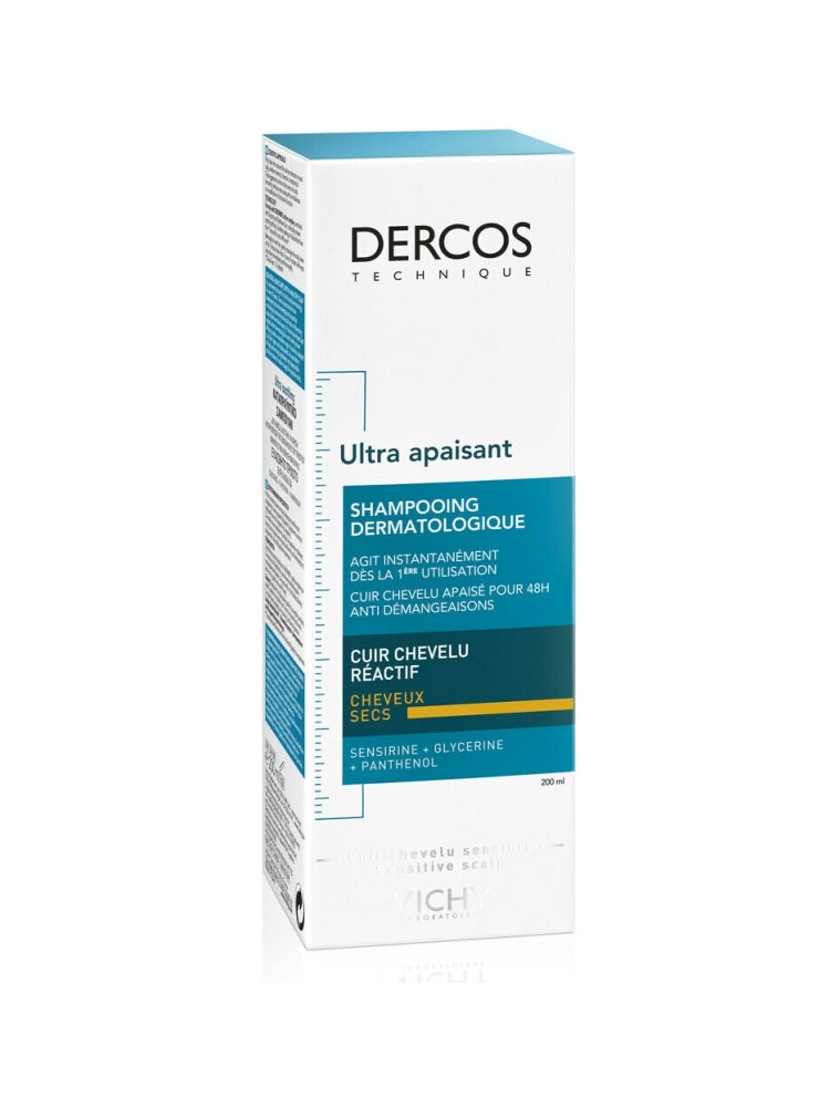 Vichy Dercos Ultra Soothing Shampoo for Dry Hair 200ml