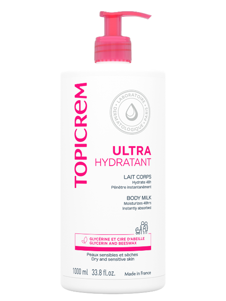 Topicrem Ultra-Hydratant Lait Corps 1000 ml