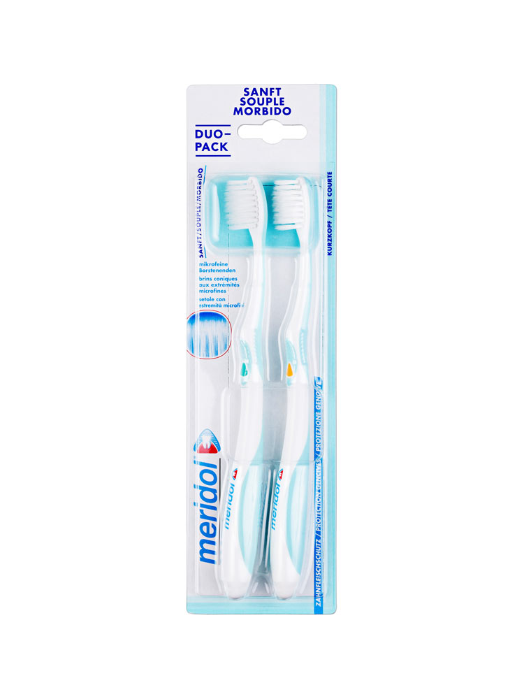 Meridol Duo-Pack Soft Toothbrushes