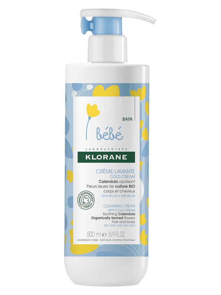Klorane Baby Cleansing Cream with Cold Cream 500ml