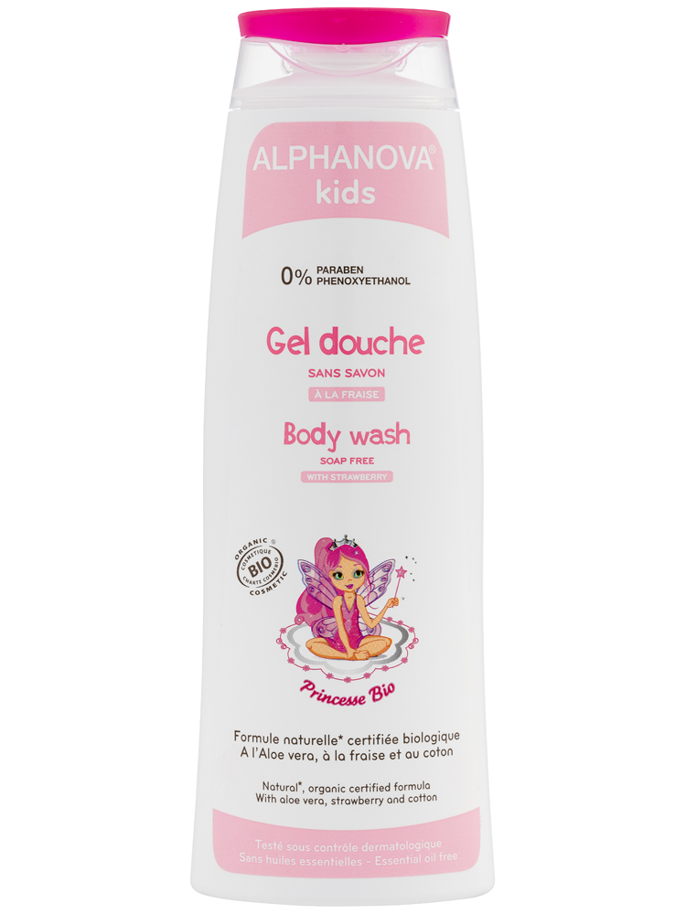 Alphanova Kids Organic Princess Shower Gel 200ml