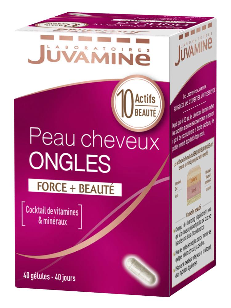 Juvamine Skin Hair Nails 40 Capsules