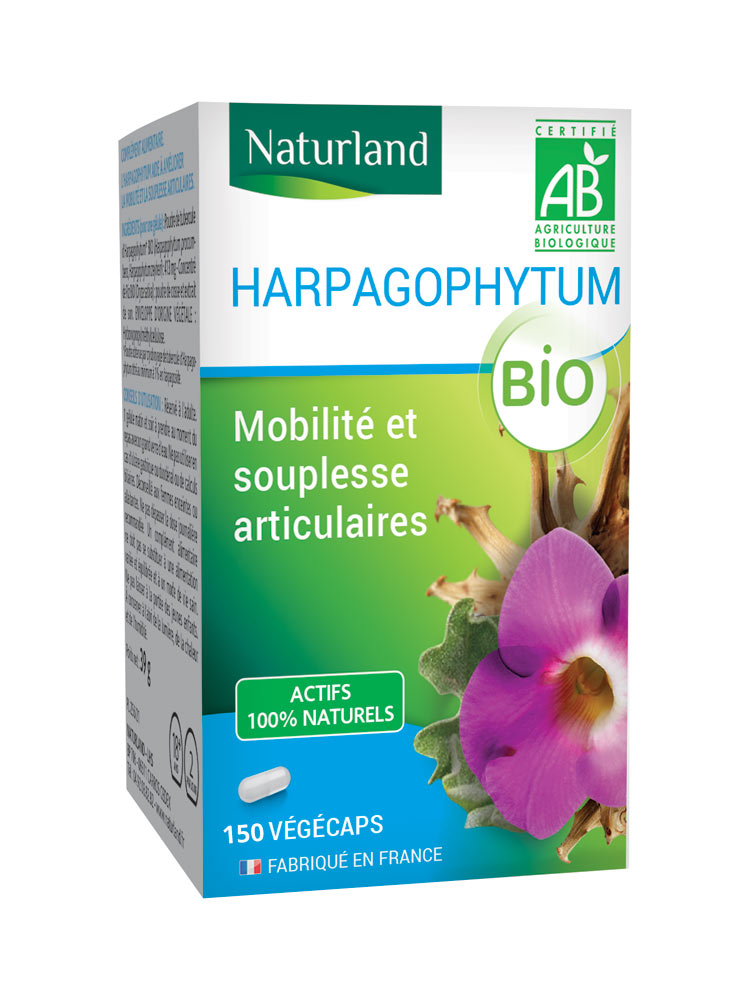 Naturland Organic Harpagophytum 150 Vegecaps
