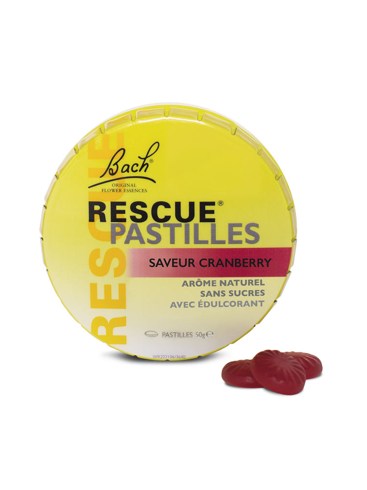 Bach Rescue Lozenges Cranberry Flavour 50g