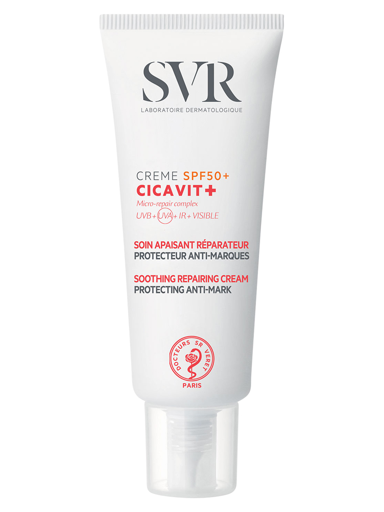 SVR Cicavit+ Crème SPF 50+ Soothing Repairing Protective Anti-Mark Care ...