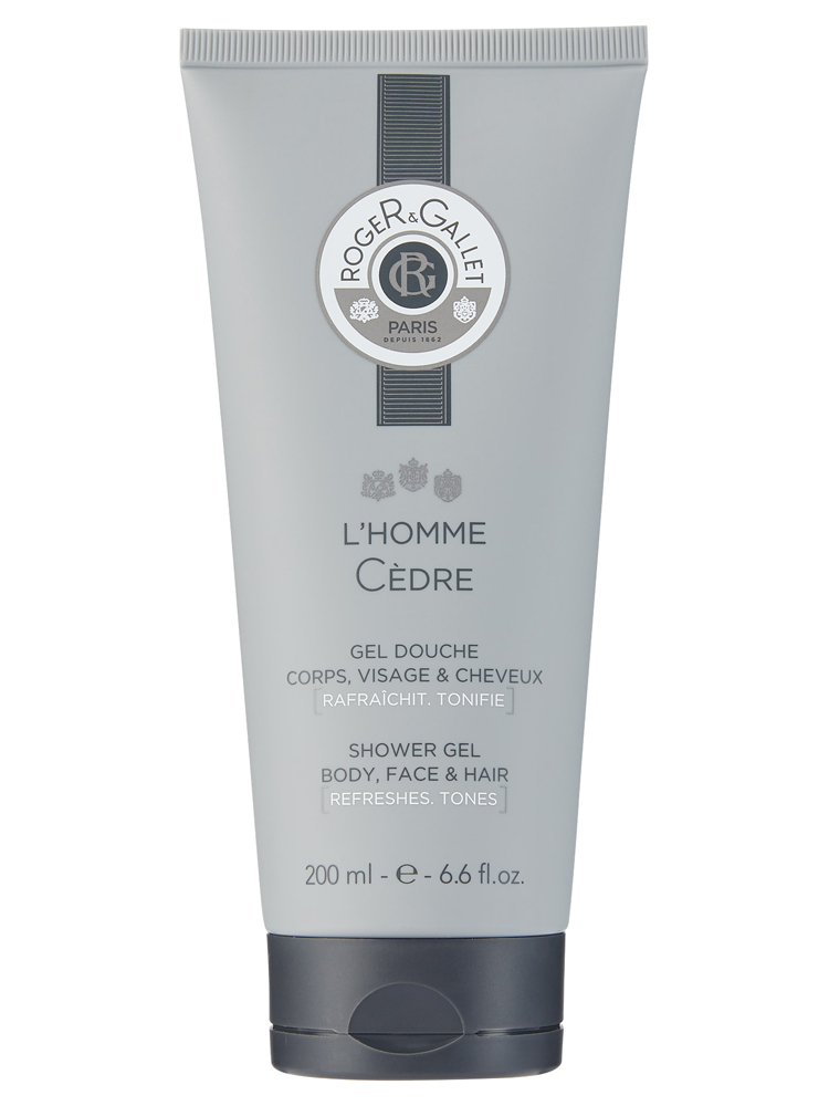 Roger & Gallet L'Homme Cèdre Hair Face and Body Shower Gel 200ml