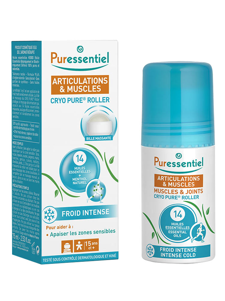 Puressentiel Articulations & Muscles Cryo Pure Roller Aux 14 Huiles ...